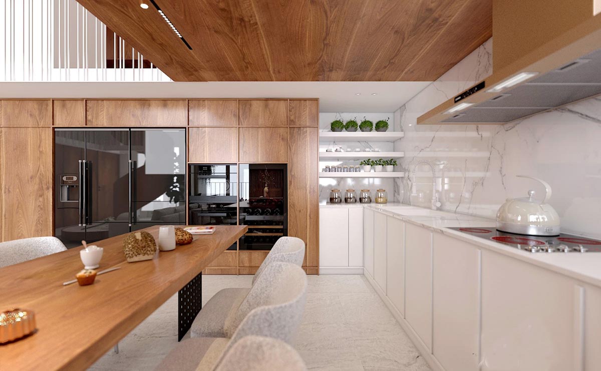 Thiết kế nội thất không gian bếp - Avalo