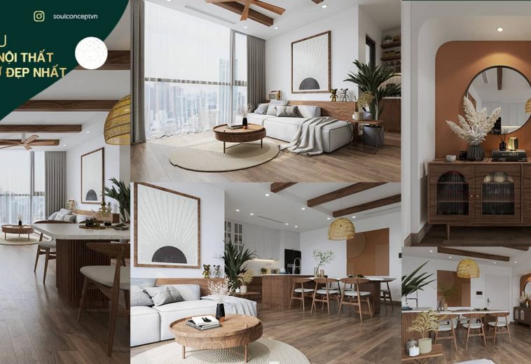 [500+] Thiết kế nội thất căn hộ 100m2 đẹp, hiện đại 2022