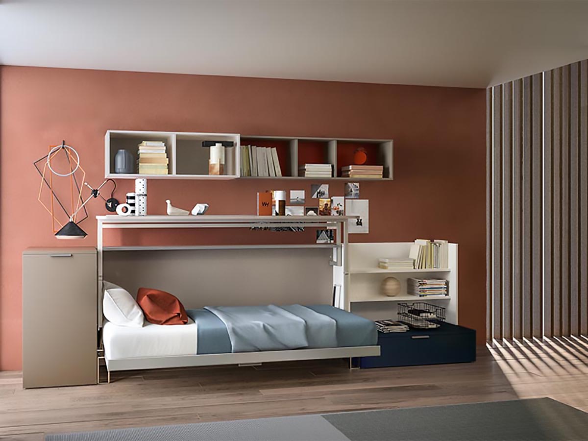 Bàn làm việc tích hợp giường ngủ mang đến sự tiện dụng cho căn phòng của bạn
