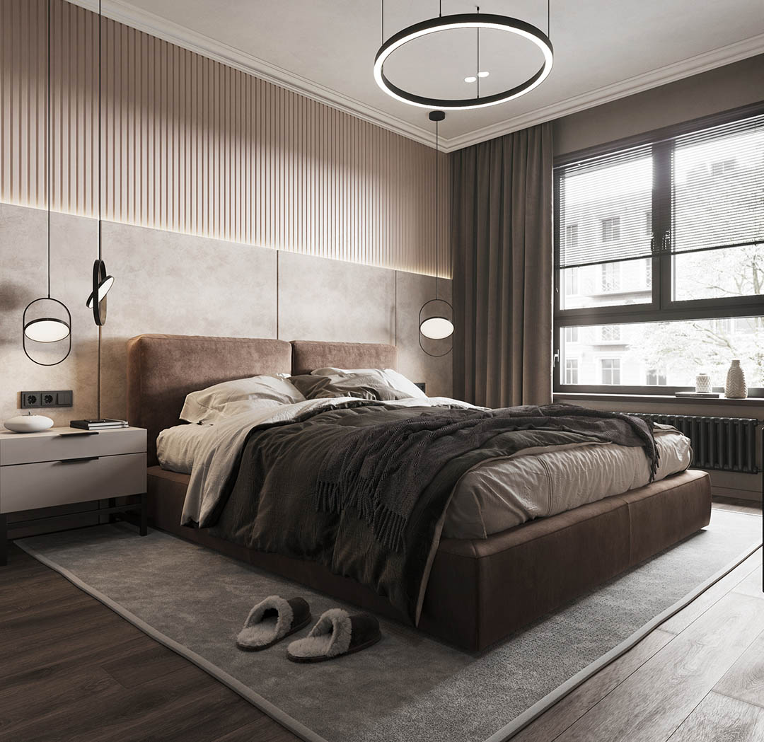 11 mẫu thiết kế nội thất phòng ngủ chung cư đẹp nhất 2019