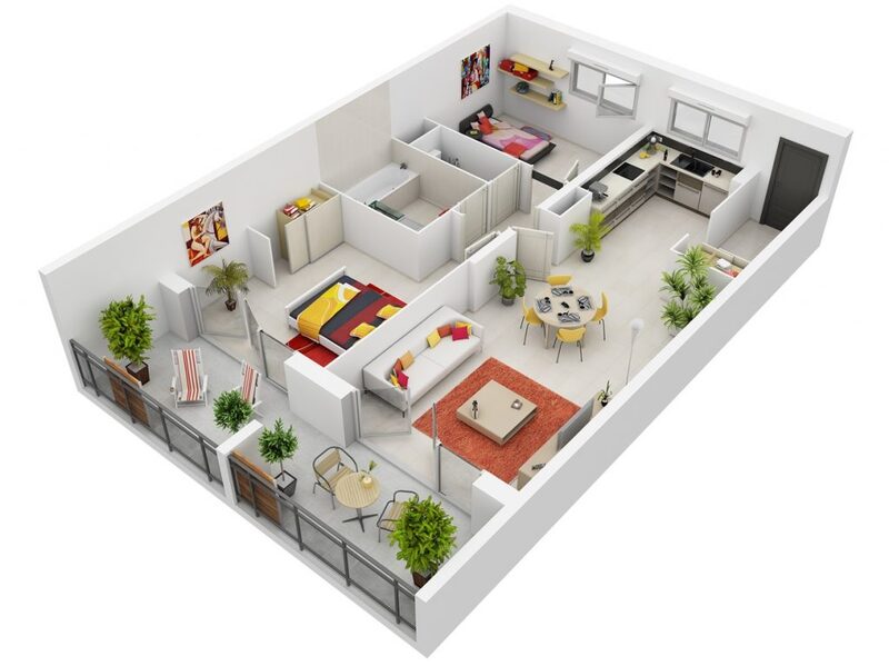 Thiết kế nội thất chung cư phong cách hiện đại, trẻ trung có không gian xanh đẹp mắt, độc đáo