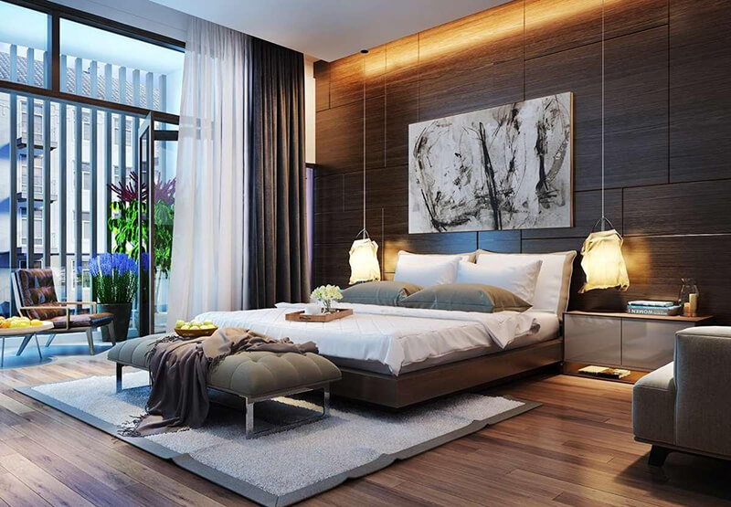 19 Mẫu thiết kế phòng ngủ hiện đại cho vợ chồng trẻ SIÊU ĐẸP