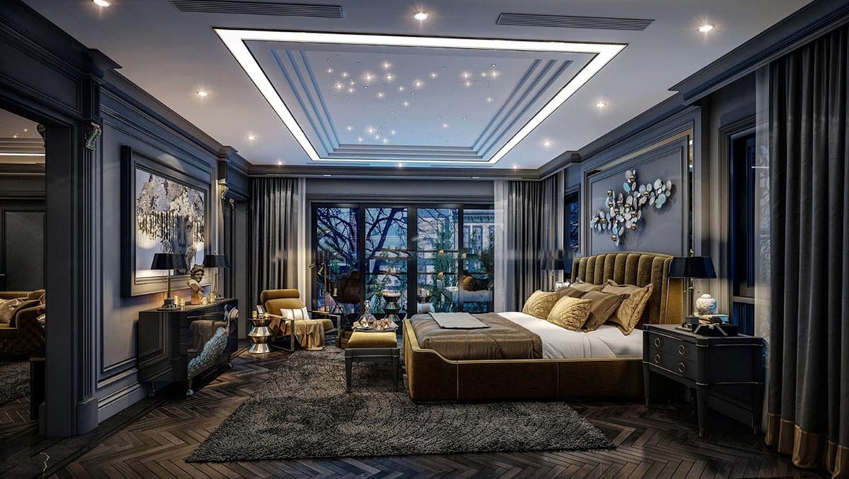 Mẫu thiết kế nội thất phòng khách cho căn hộ nhà Bác Hưng khu đô thị Phú Mỹ Hưng