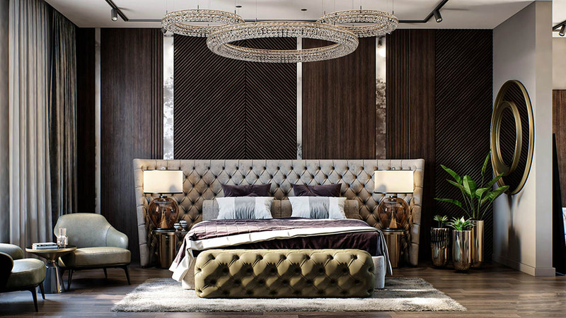 Thiết kế phòng ngủ Luxury sử dụng toàn bộ nội thất cao cấp nhất