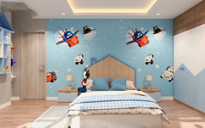 Thiết kế phòng ngủ cho bé trai 5 – 10 tuổi