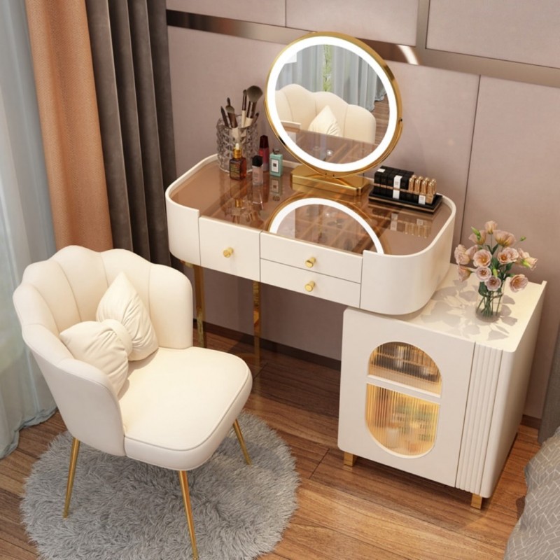 Bàn trang điểm chất liệu nhựa