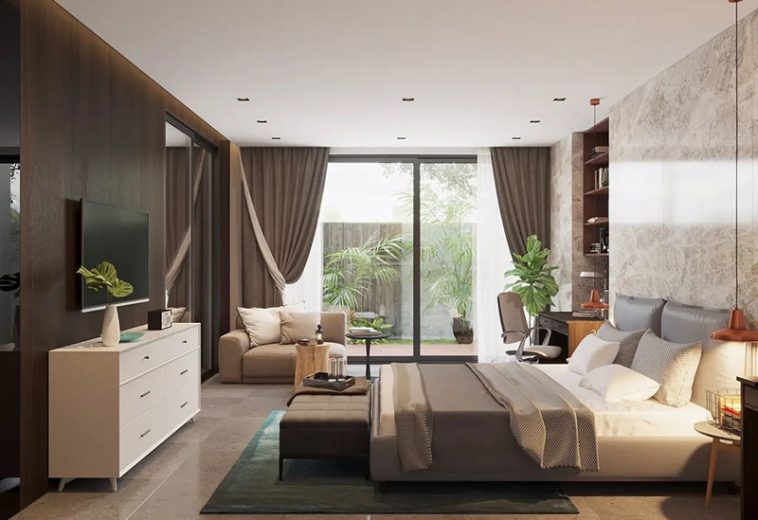 30+ Mẫu thiết kế phòng ngủ 14m2 đẹp như mơ, đầy đủ tiện nghi