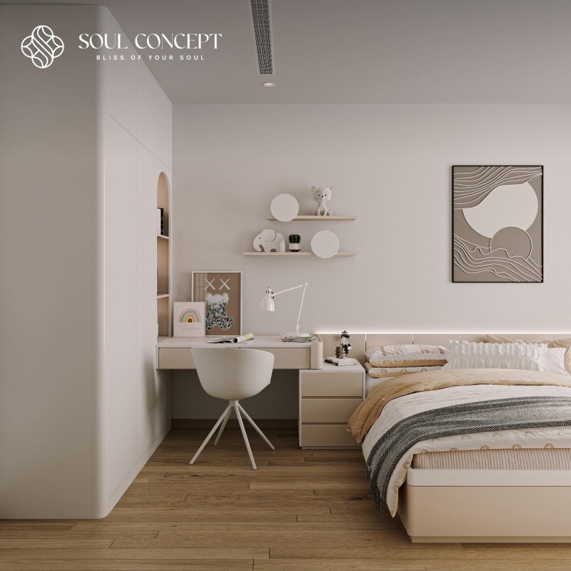 Soul Concept - đơn vị thiết kế, thi công phòng ngủ, giường ngủ cho bé chất lượng