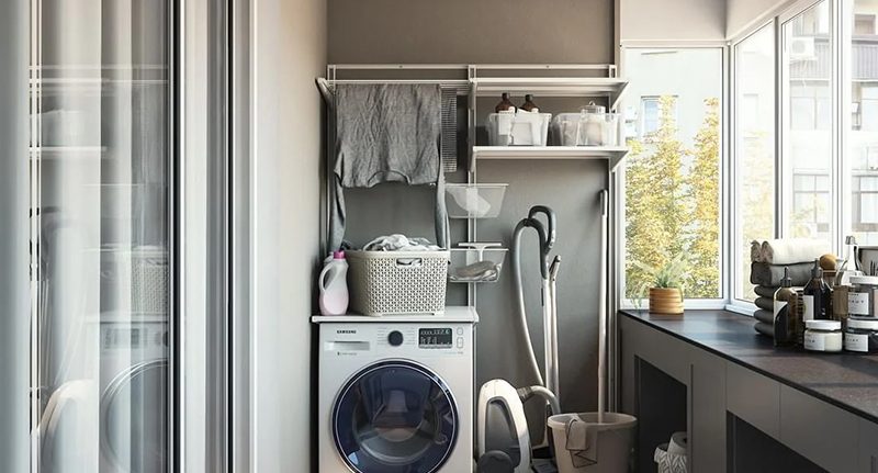 Gợi ý 10 cách thiết kế phòng giặt đồ chung cư đẹp và tiện nghi nhất
