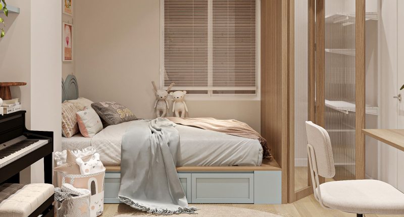 Tip thiết kế phòng ngủ mới hiện đại cho con