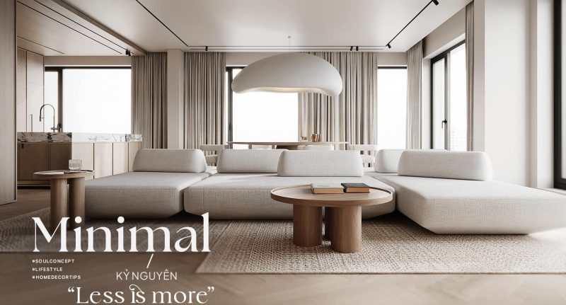 Phong cách thiết kế nội thất Minimalism – Xu hướng mới năm 2024
