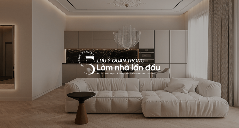 Những Lưu Ý Khi Lần Đầu Làm Nhà: 5 Yếu Tố Quan Trọng Để Đảm Bảo Không Gian Sống Hoàn Hảo