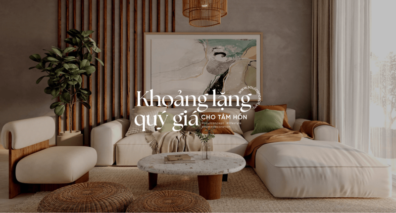 Wabi Sabi – Khoảng Lặng Quý Giá Cho Tâm Hồn Trong Thiết Kế Nội Thất
