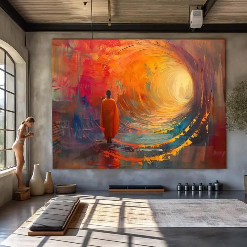 Treo một bức tranh nghệ thuật có kích thước lớn