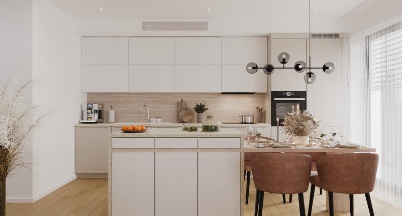 10+ Mẫu thiết kế phòng bếp chung cư hiện đại và tiện nghi