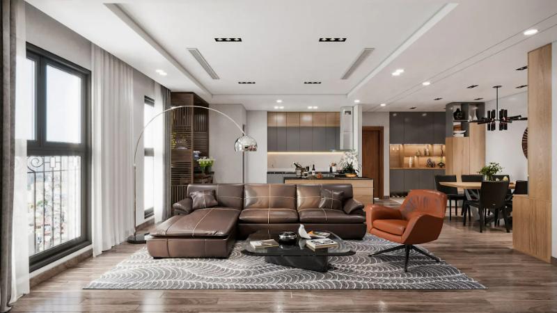 Thiết kế nội thất nhà Shophouse 1