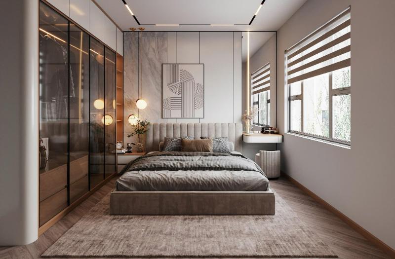 Mẫu thiết kế thảm trải sàn phòng ngủ