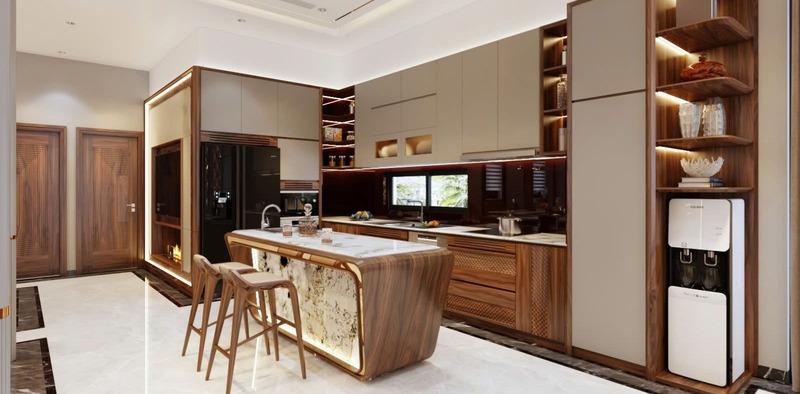 Phòng bếp chung cư đẹp và hợp phong thủy