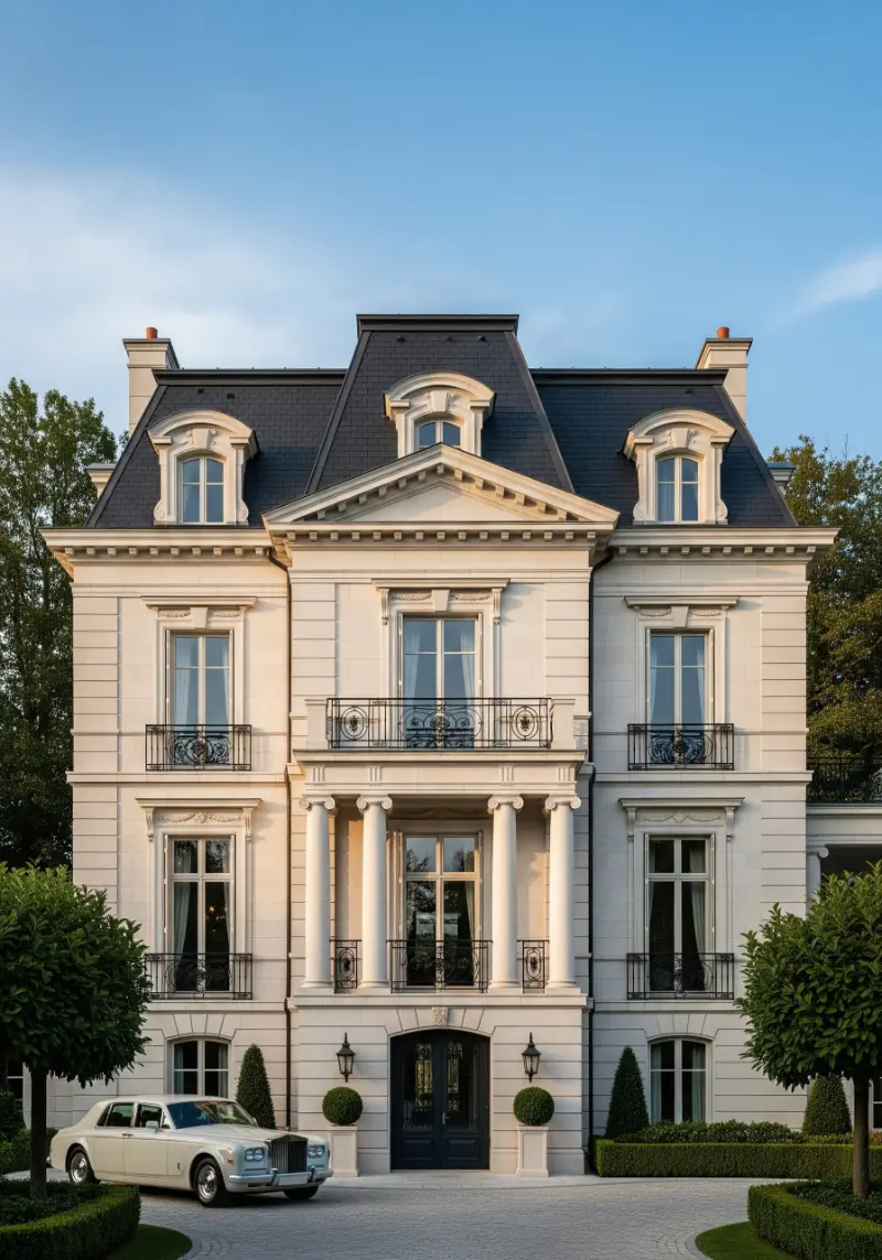 Thiết kế biệt thự 3 tầng 2 mặt