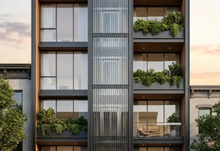 Thiết kế nhà phố có thang máy hiện đại, tinh tế