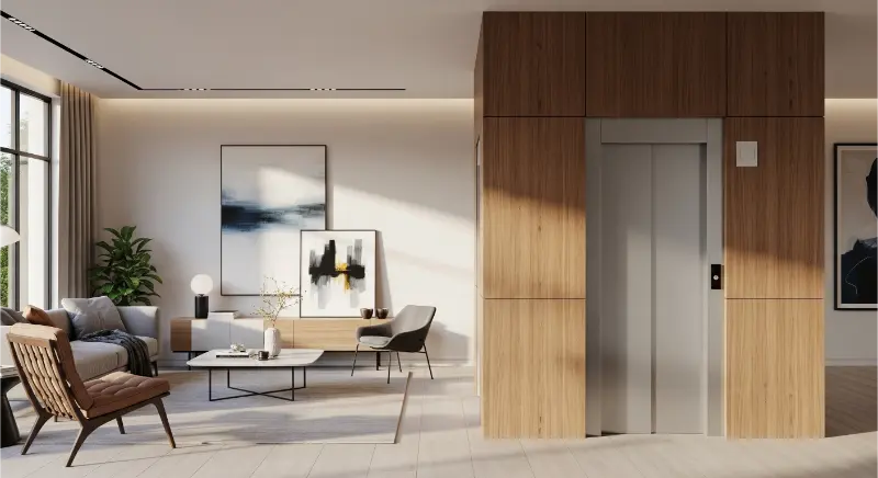 Tiêu chuẩn kích thước thang máy nhà phố