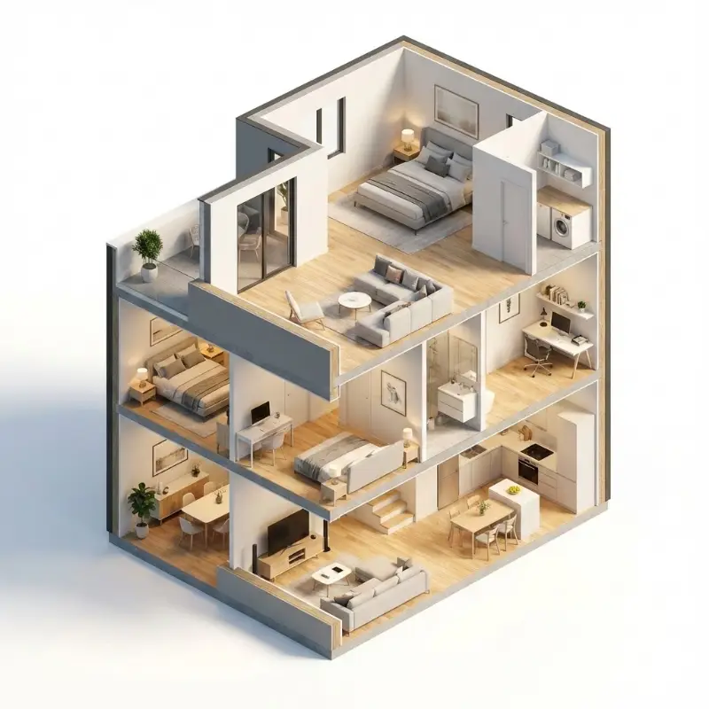 Dự toán chi phí xây nhà 3 tầng mặt tiền 5m