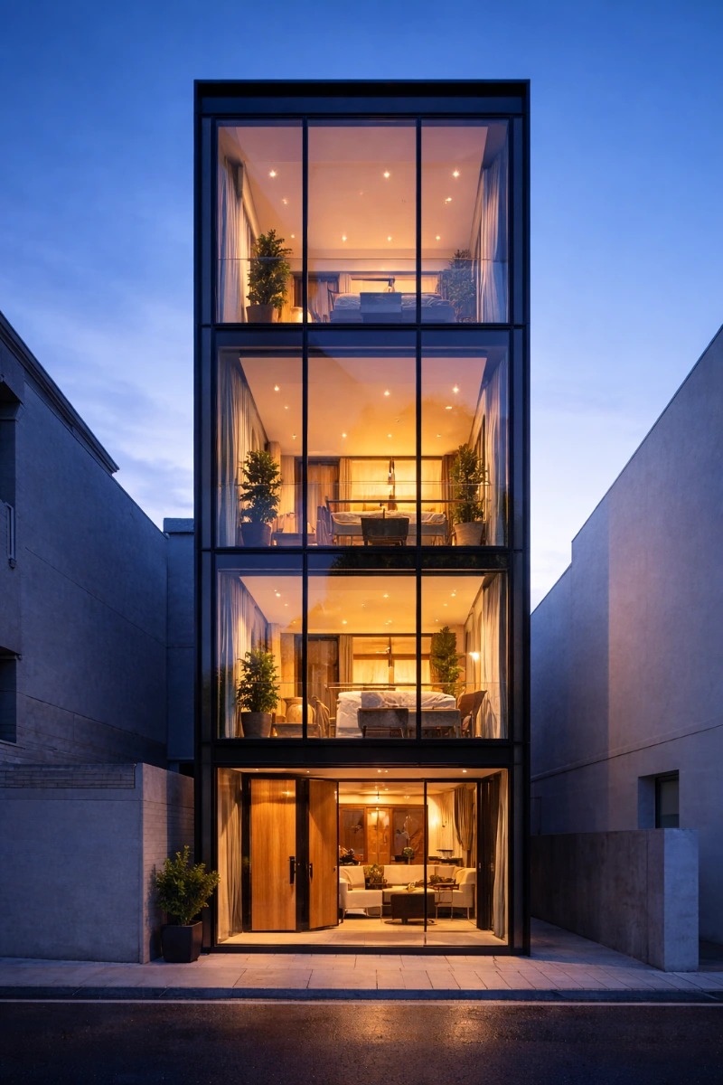 Nguyên tắc vàng khi thiết kế nhà phố mặt tiền 4m