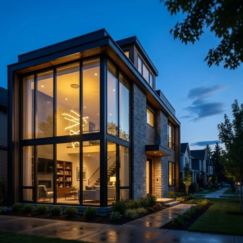 Nhà phố 2 tầng 1 tum là xu hướng vàng năm 2026