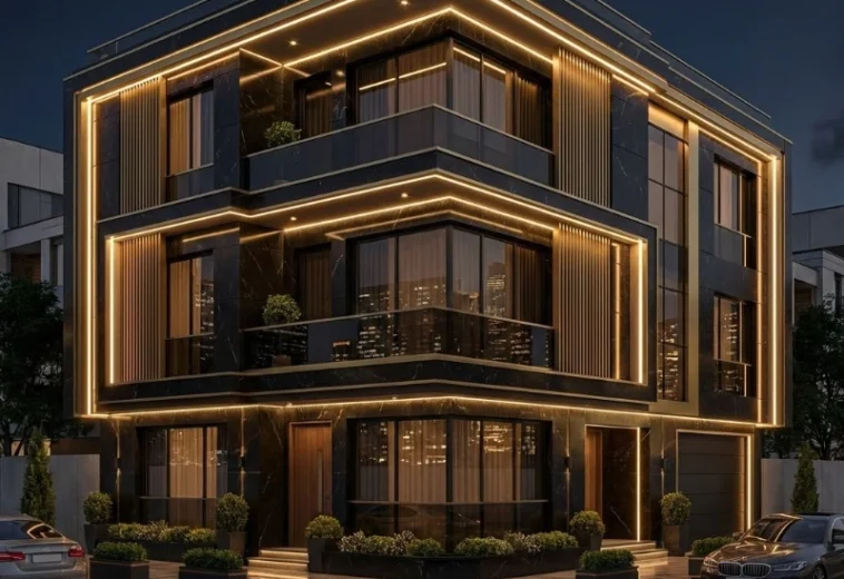 Mẫu nhà phố 3 tầng mặt tiền 4m và xu hướng thiết kế 2026