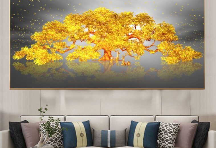 Top 5+ tranh treo tường phòng khách xu hướng đẹp nhất 2026