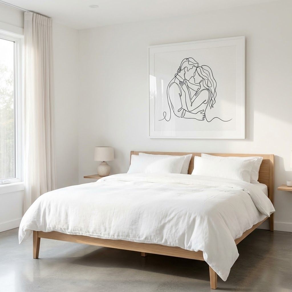 xu hướng chọn tranh phòng ngủ