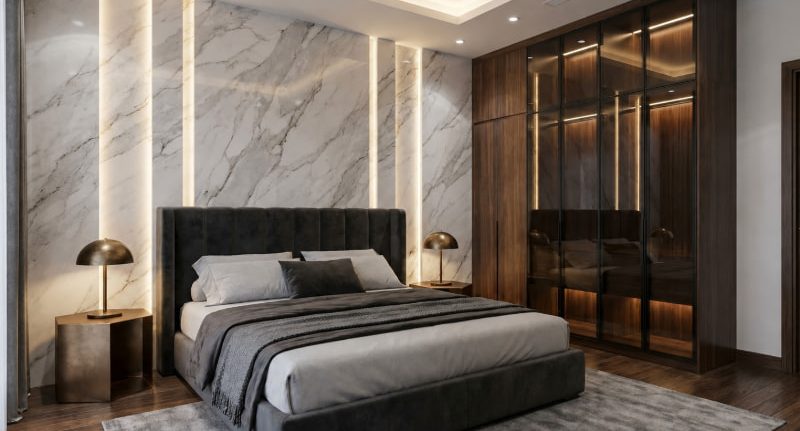 35+ mẫu thiết kế nội thất phòng ngủ biệt thự đẹp, sang trọng